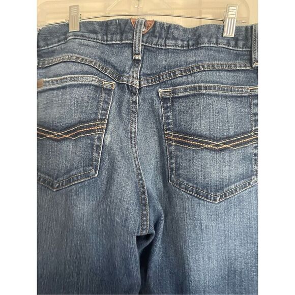 Ariat Denim M3 Loose Mens Blue Dsrk Wash Stackable Straight Leg Jeans Size 32 - Picture 10 of 14